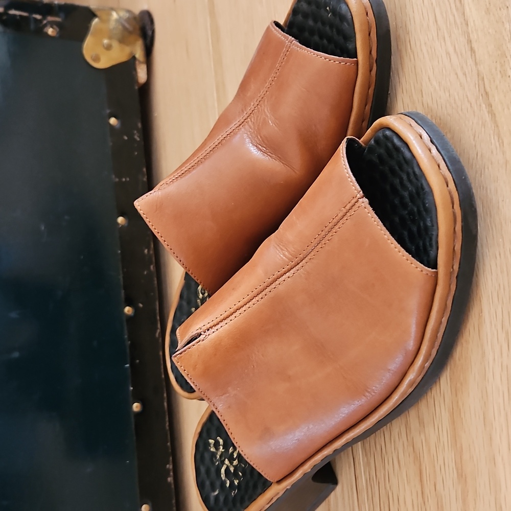 Rieker Brown Open Toe Heeled Sandals Size 9 - Picture 2 of 4